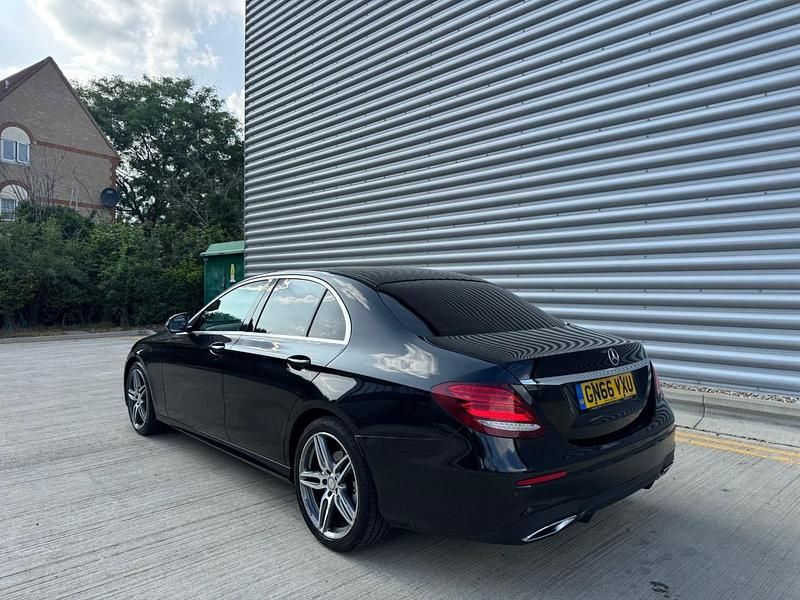 Used Mercedes E220 AMG line 2016 Black Sedan