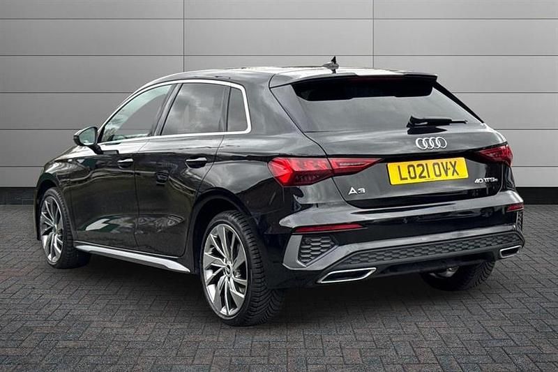 Used Audi A3 e-tron S-Line 204 HP (150 kW) 2021 Black Hatchback