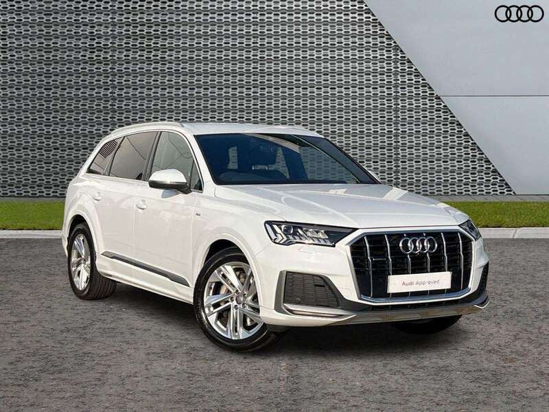 White Used 2020 Audi Q7 S-Line SUV | £36,999 (Fair price) - Image 1/4