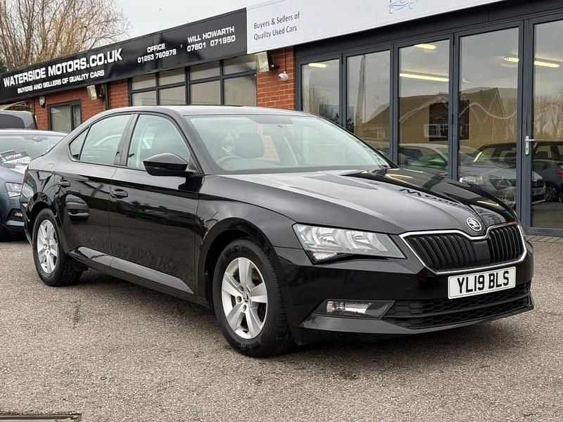 Used Skoda Superb 150 HP (110 kW) 2019 Black Hatchback