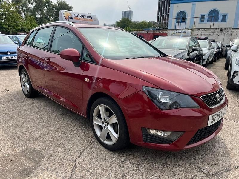 Red Used 2015 Seat Ibiza ST FR Estate | £2,495 (Good price) - Image 1/3
