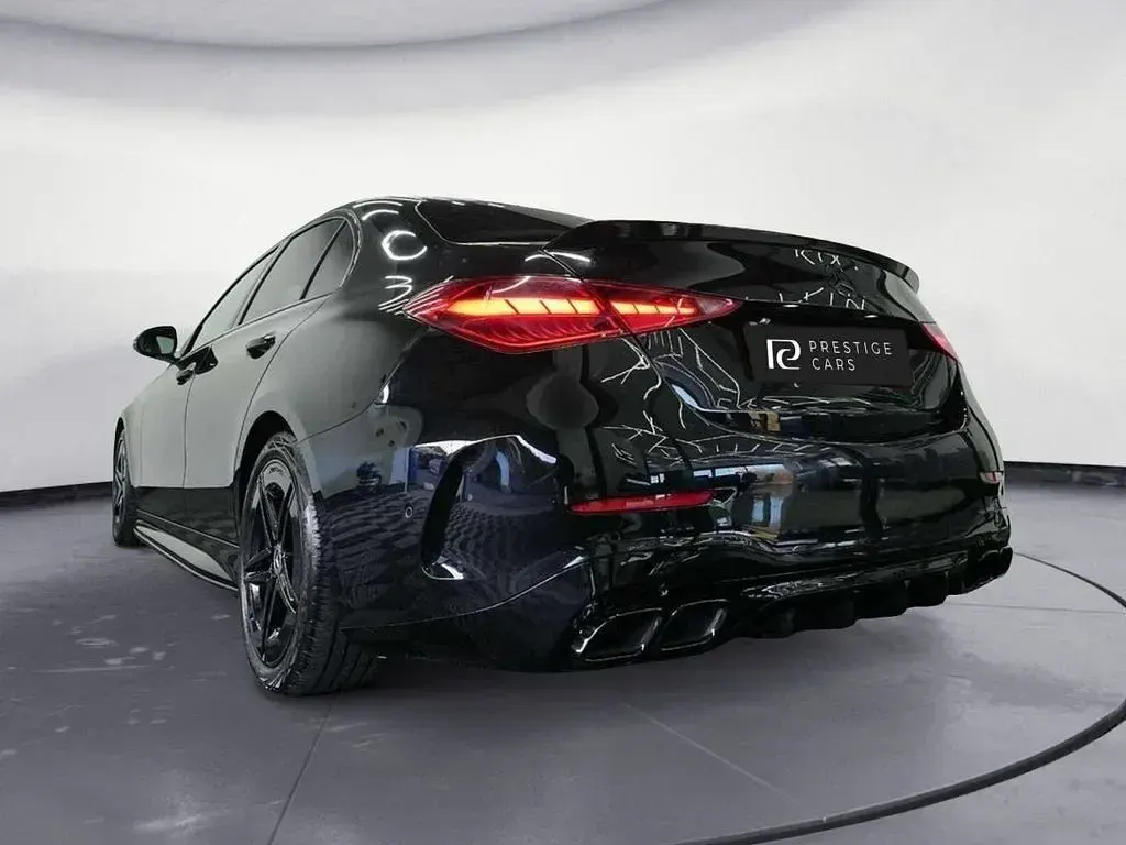 Used Mercedes C300e AMG line 2022 Black Sedan