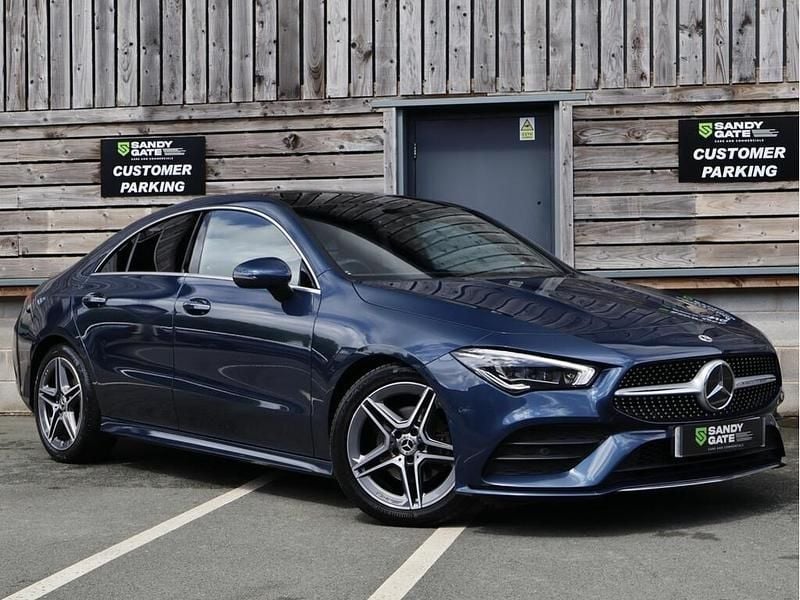 Blue Used 2021 Mercedes CLA180 AMG Line Premium Plus Sedan | £19,295 (Good price) - Image 1/4