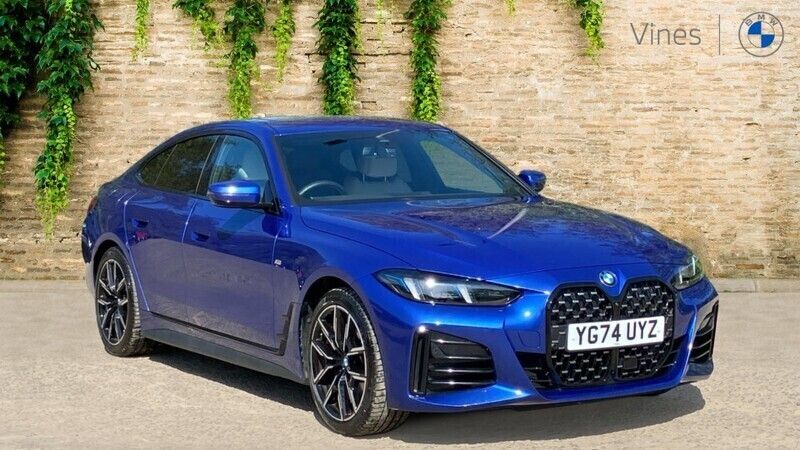 Blue Used 2024 BMW 420 Gran Coupé M Sport Coupe | £37,541 (Fair price) - Image 1/4