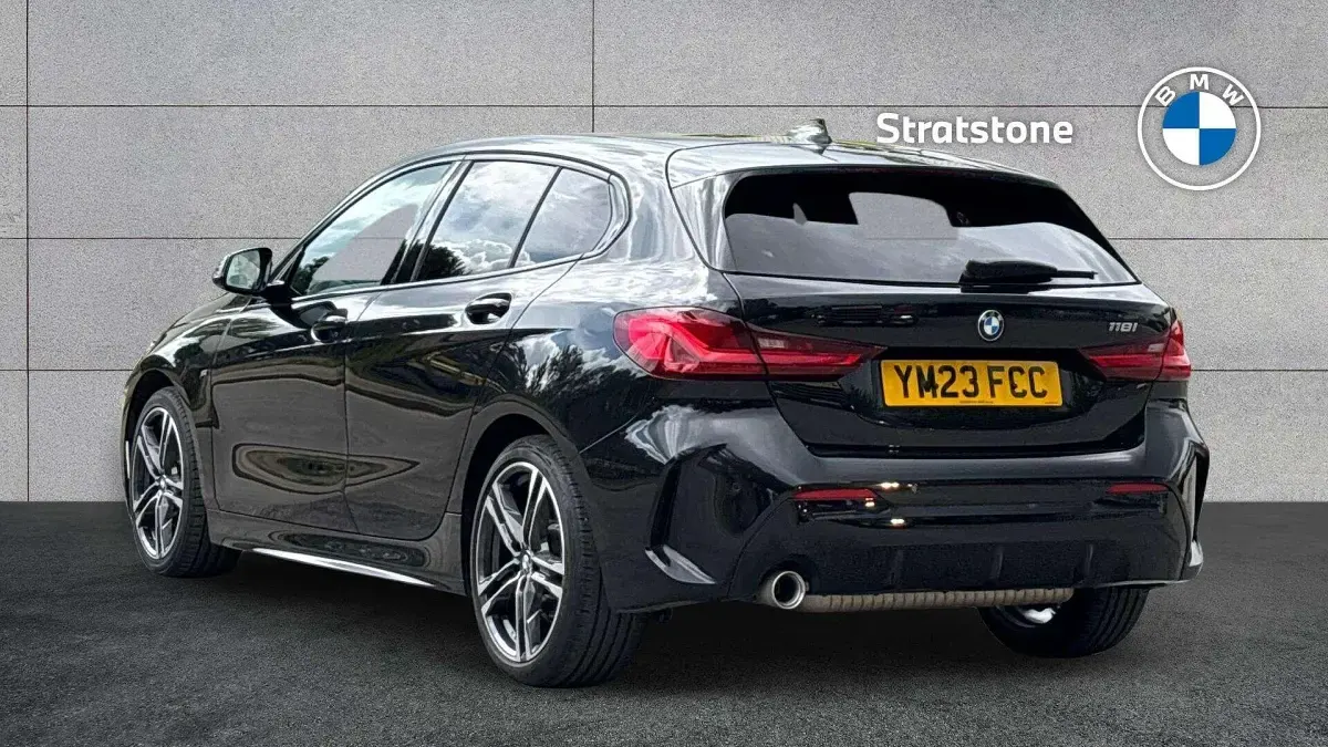 Used BMW 118 M Sport 134 HP (98 kW) 2023 Black Hatchback