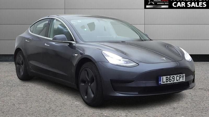 Grey Used 2019 Tesla Model 3 Standard Range Plus Sedan | £14,400 (Good price) - Image 1/4