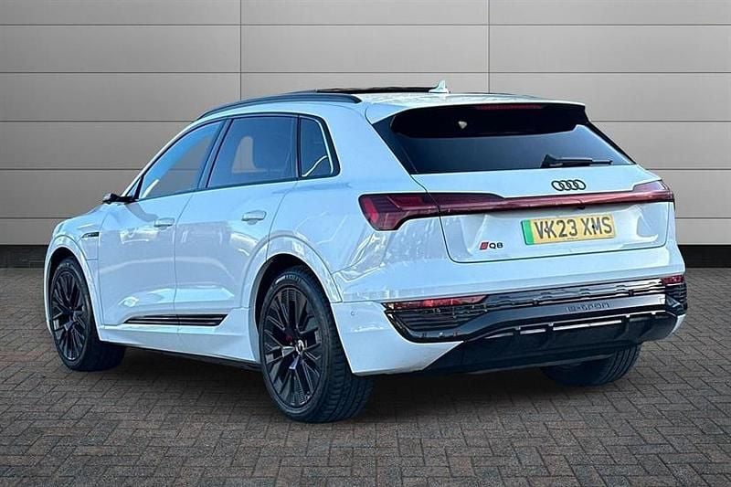 Used Audi Q8 e-tron Advanced 300 kW (408 HP) 2023 Glacier white SUV
