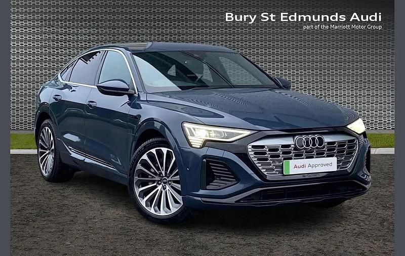 Blue Used 2023 Audi Q8 e-tron S-Line SUV | £36,958 (Fair price) - Image 1/4