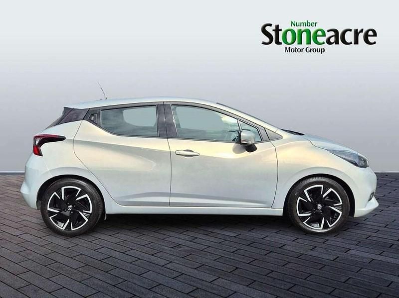 Used Nissan Micra Acenta 92 HP (67 kW) 2021 Silver Hatchback