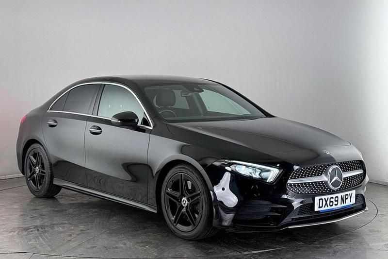 Black Used 2019 Mercedes A250 AMG line Sedan | £21,400 (Fair price) - Image 1/1