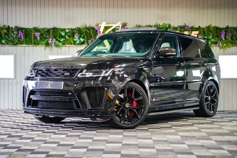 Black Used 2020 Land Rover Range Rover Sport SVR SUV | £56,700 (A bit pricey) - Image 1/4