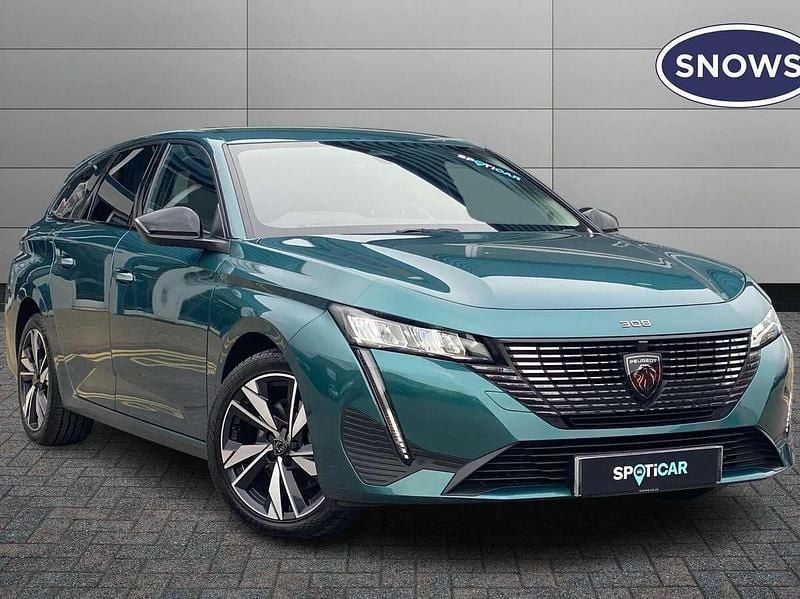 Blue Used 2022 Peugeot 308 Allure Estate | £15,371 (Fair price) - Image 1/4