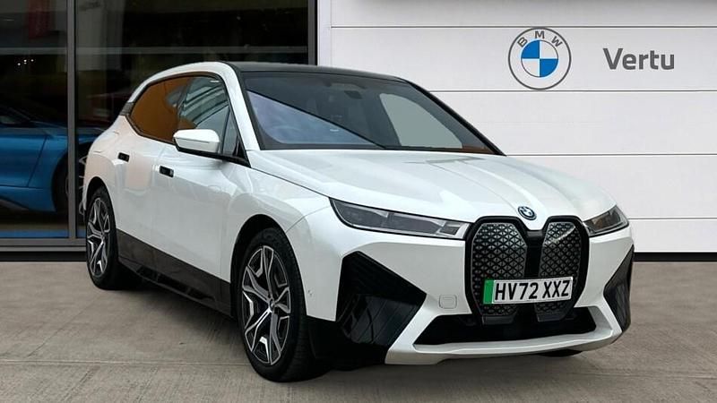 White Used 2022 BMW iX M Sport SUV | £48,495 (Good price) - Image 1/3
