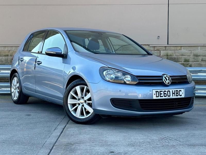 Used VW Golf VI SE 105 HP (77 kW) 2010 Blue Hatchback