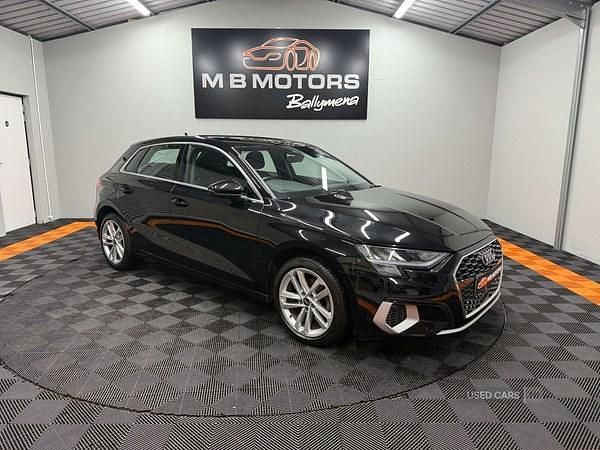 Used Audi A3 Sport 110 HP (80 kW) 2021 Black Hatchback