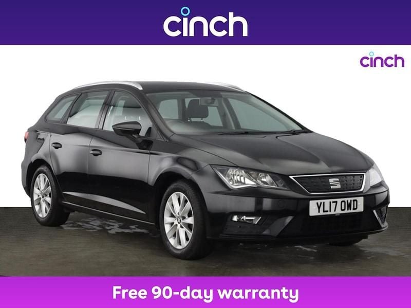 Black Used 2017 Seat Leon Ecomotive Estate | £8,649 (Fair price) - Image 1/3