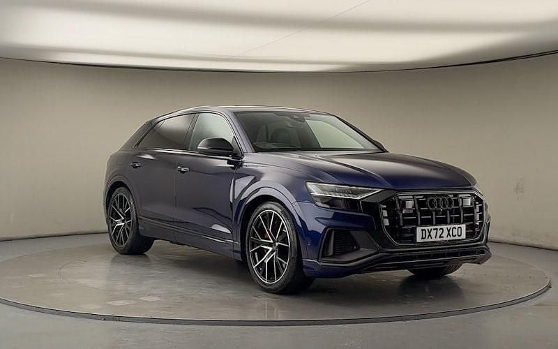 Navarra blue metallic/navarra blue metallic Used 2022 Audi SQ8 Comfort SUV | £63,750 (Good price) - Image 1/4