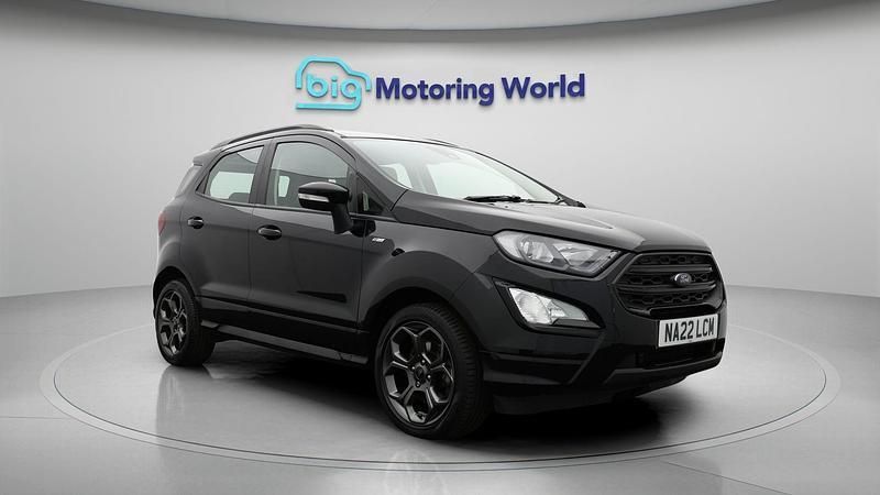 Black Used 2022 Ford Ecosport ST-Line SUV | £13,300 (Fair price) - Image 1/4