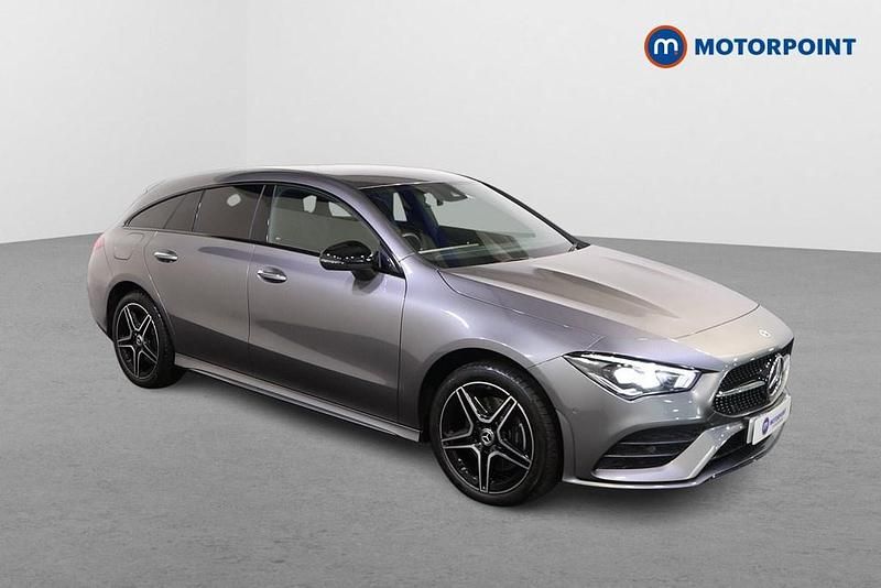 Grey Used 2023 Mercedes CLA250e AMG Line Premium Sedan | £25,399 (Fair price) - Image 1/4
