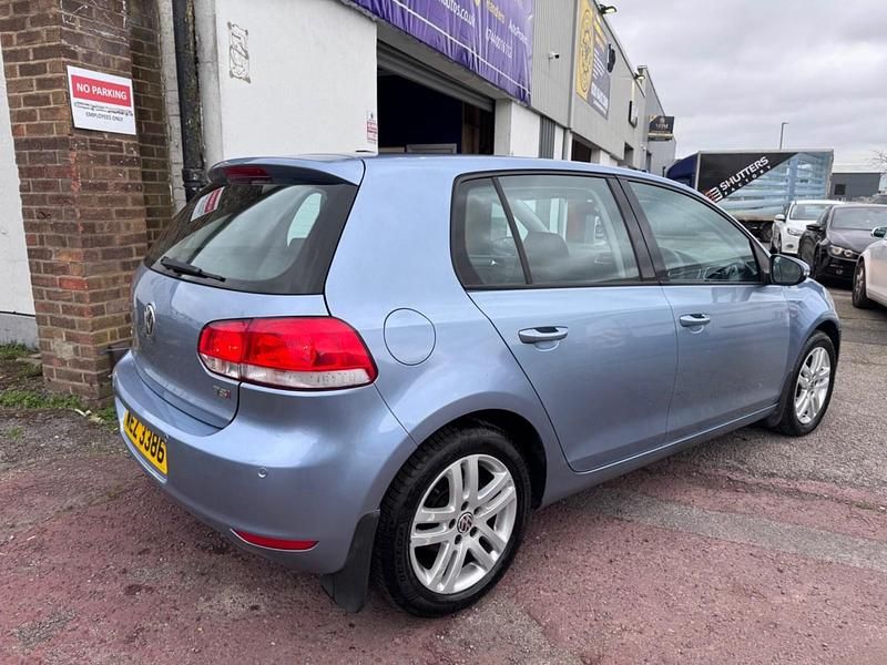 Used VW Golf VI SE 122 HP (89 kW) 2009 Blue Hatchback