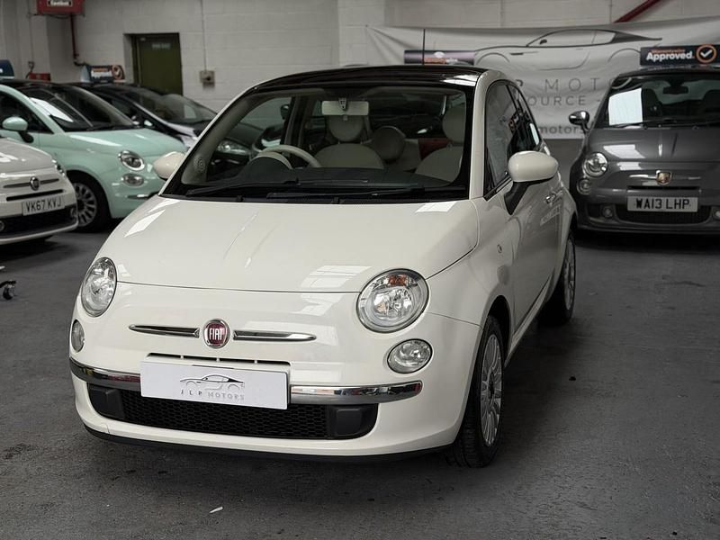 Used Fiat 500 Lounge 69 HP (50 kW) 2013 White Hatchback