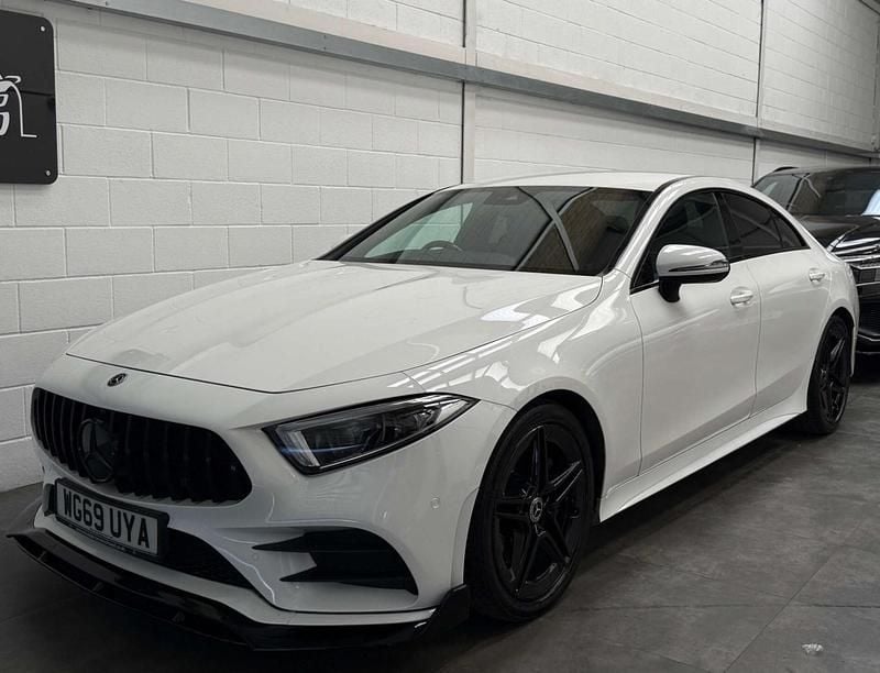 Used Mercedes CLS350 AMG line 2019 White Coupe