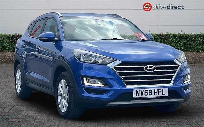 Metallic ara blue Used 2018 Hyundai Tucson SE SUV | £9,490 (Fair price) - Image 1/4