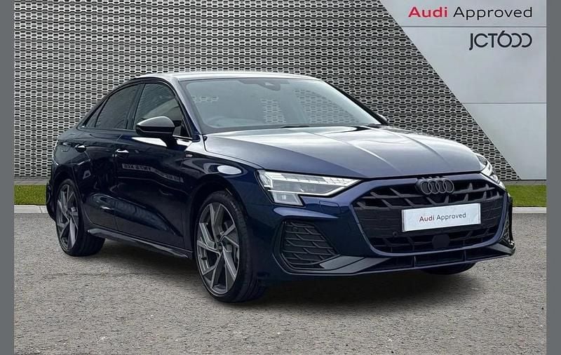 New Audi A3 Black Edition 147 HP (108 kW) 2025 Blue Sedan