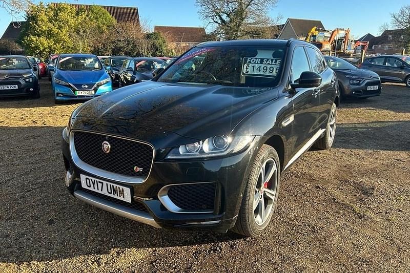 Black Used 2017 Jaguar F-Pace Supercharged SUV | £14,995 (Fair price) - Image 1/1