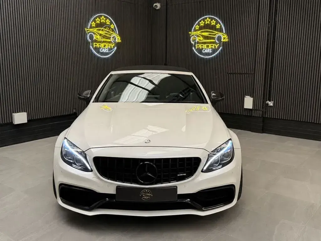 Used Mercedes C63S AMG Premium 2017 White Cabriolet