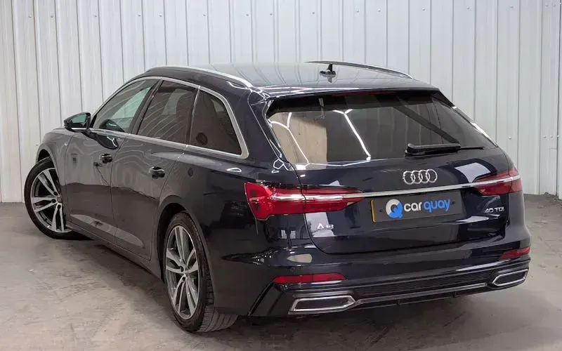 Used Audi A6 S-Line 204 HP (150 kW) 2019 Blue Estate