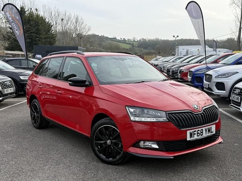 Used Skoda Fabia Monte Carlo 110 HP (80 kW) 2019 Red Estate