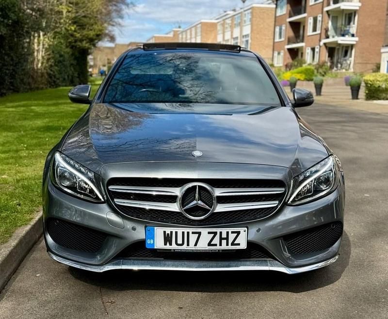 Used Mercedes C200 AMG line 184 HP (135 kW) 2017 Grey Sedan