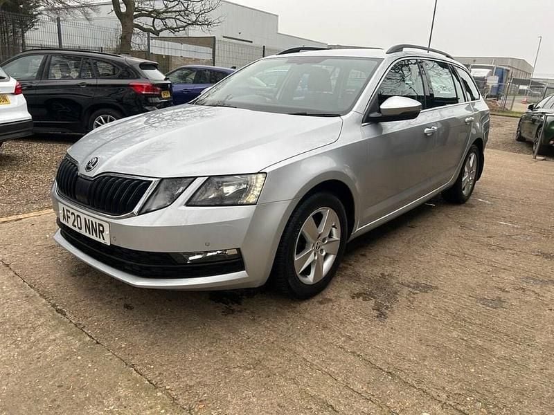 Used Skoda Octavia SE Technology 115 HP (84 kW) 2020 Silver Estate