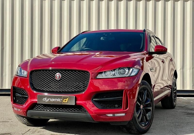 Red Used 2017 Jaguar F-Pace R-Sport SUV | £13,750 (Fair price) - Image 1/3