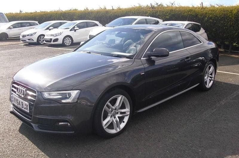 Used Audi A5 S-Line 177 HP (130 kW) 2014 Grey Coupe