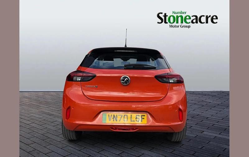 Used Vauxhall Corsa-e 100 kW (136 HP) 2020 Orange Hatchback