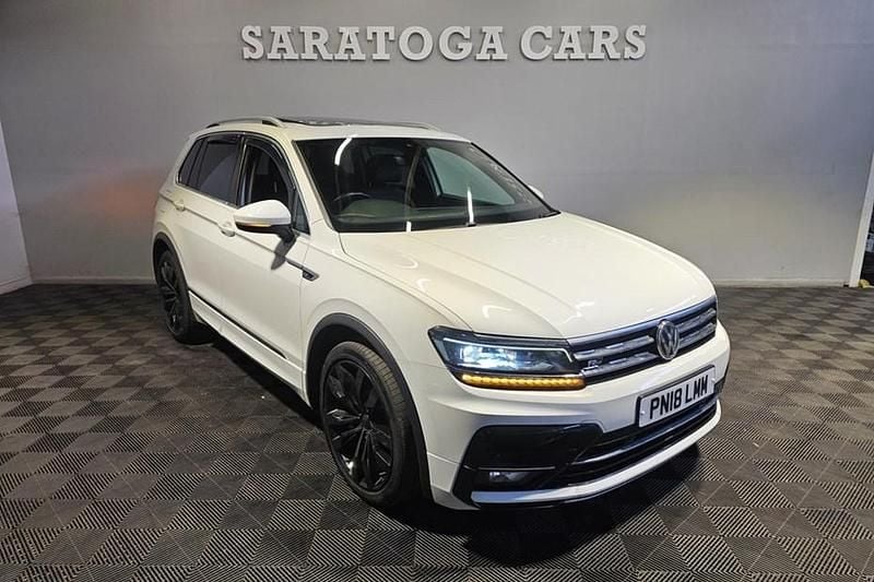 Used VW Tiguan R-line 150 HP (110 kW) 2018 White SUV