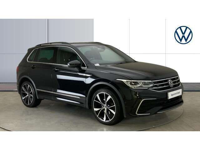 Black Used 2023 VW Tiguan R-line SUV | £26,789 (Fair price) - Image 1/4