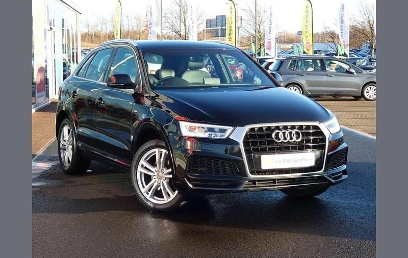 Black Used 2018 Audi Q3 S-Line SUV | £13,998 (Good price) - Image 1/4
