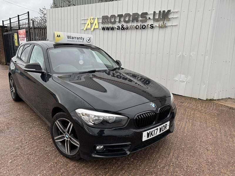 Used BMW 116 Sport Line 2017 Black Hatchback