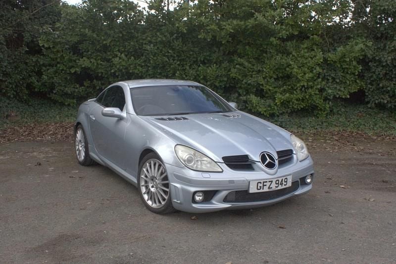 Used Mercedes SLK55 AMG 2005 Silver Cabriolet
