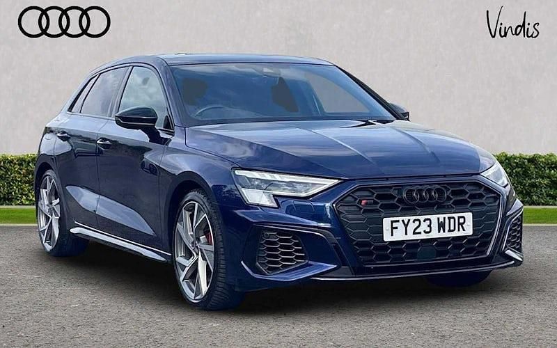 Blue Used 2023 Audi S3 Advanced Hatchback | £37,230 (Fair price) - Image 1/4