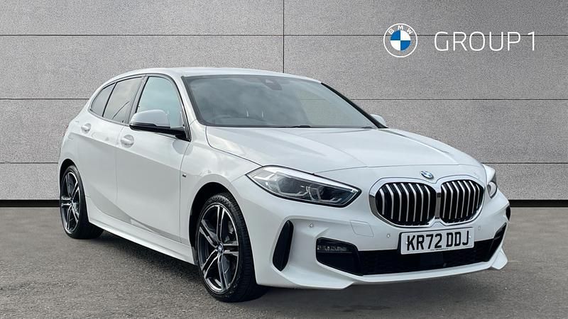 Used BMW 118 M Sport 136 HP (100 kW) 2022 White Hatchback