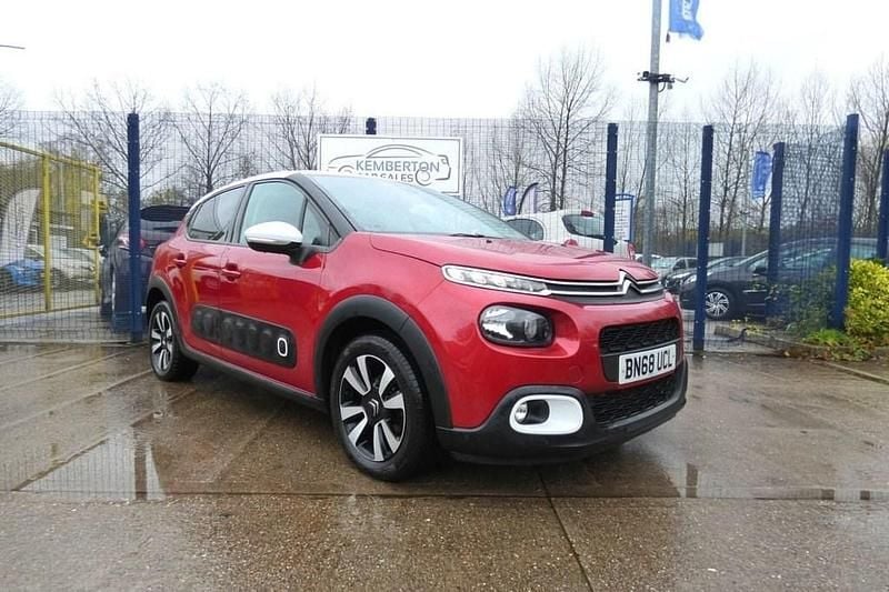 Used Citroën C3 Flair 100 HP (73 kW) 2018 Red Hatchback
