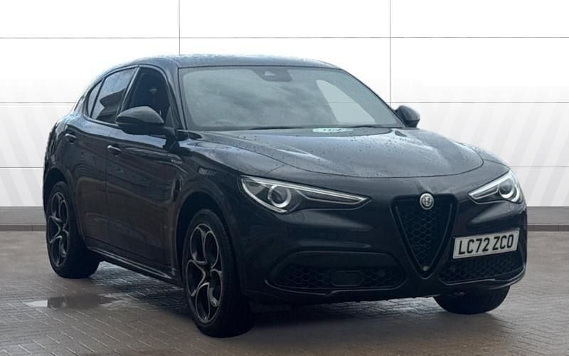 Black Used 2021 Alfa Romeo Stelvio Veloce SUV | £29,450 (Fair price) - Image 1/4