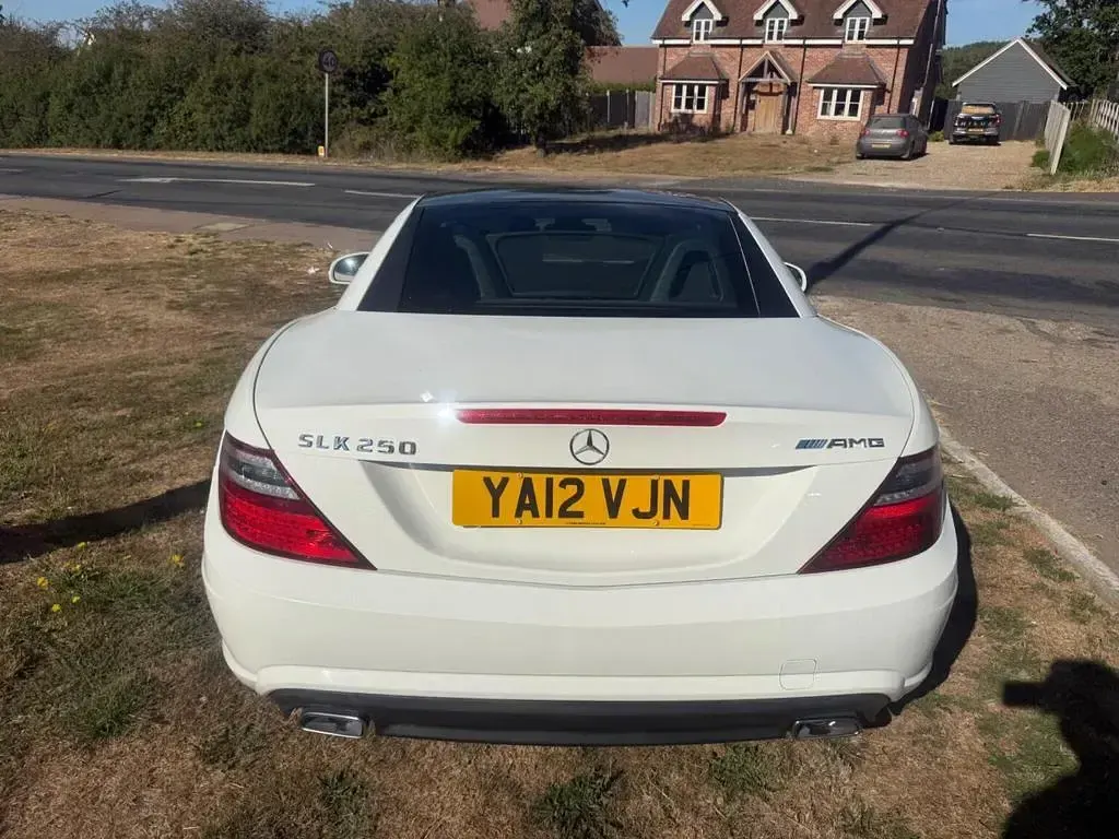 Used Mercedes SLK250 AMG 2012 White Cabriolet