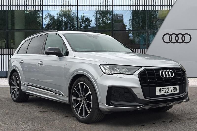 Used Audi Q7 Black Edition 281 HP (206 kW) 2022 Silver SUV
