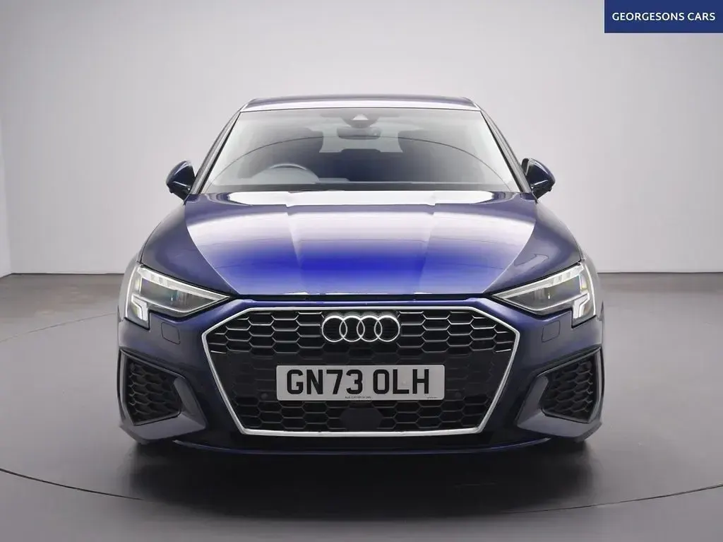 Used Audi A3 Sportback S-Line 150 HP (110 kW) 2024 Blue Hatchback