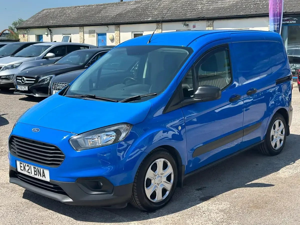 Used Ford Transit Trend 100 HP (73 kW) 2021 Blue Van